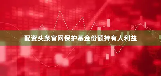 配资头条官网保护基金份额持有人利益